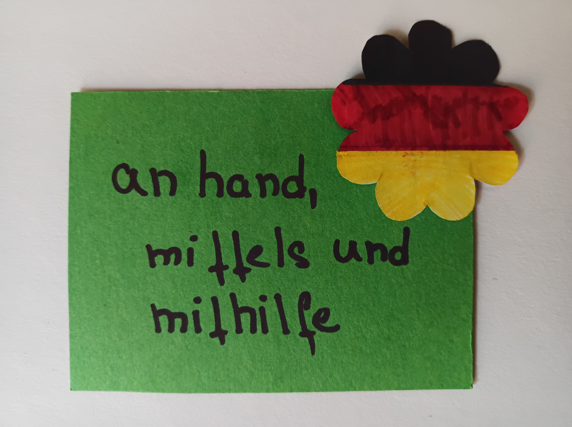 Předložky anhand, mittels und mithilfe