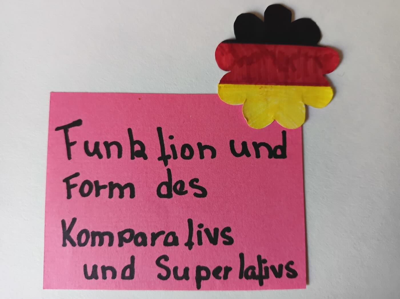 Funkce a tvar komparativu v němčině