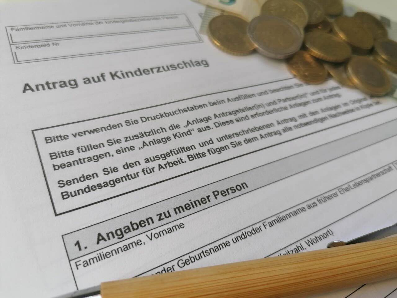 Žádost o Kinderzuschlag