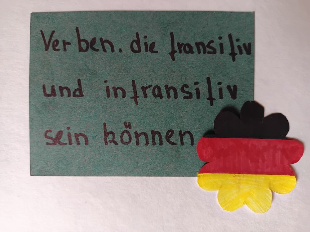 Slovesa, která mohou být tranzitivní a intranzitivní